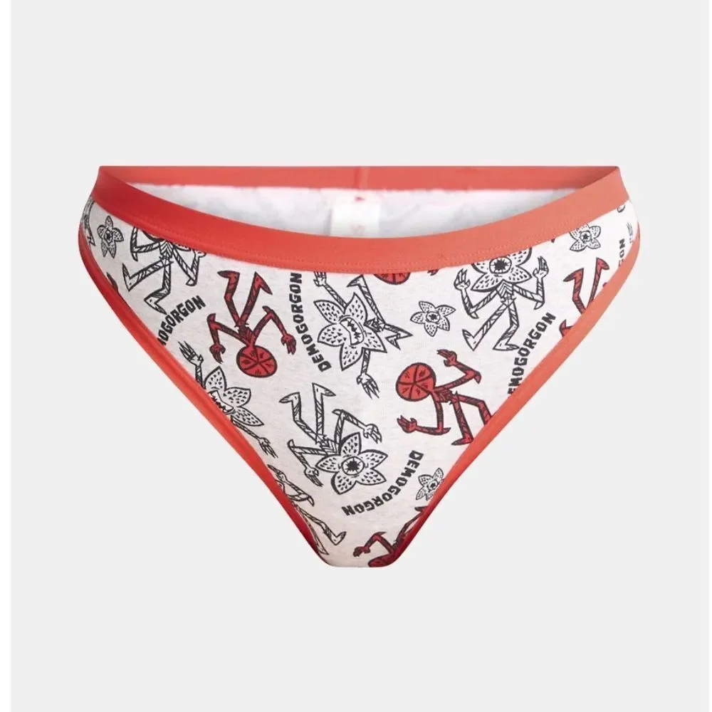 Stranger Things Halloween Thong Panties Underwear 2, 3-Packs Size L
